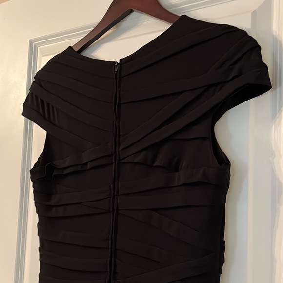 Tadashi Shoji - Black Ruched Dress - Picture 9 of 11